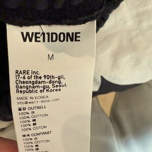 We11done carpenter pants size M